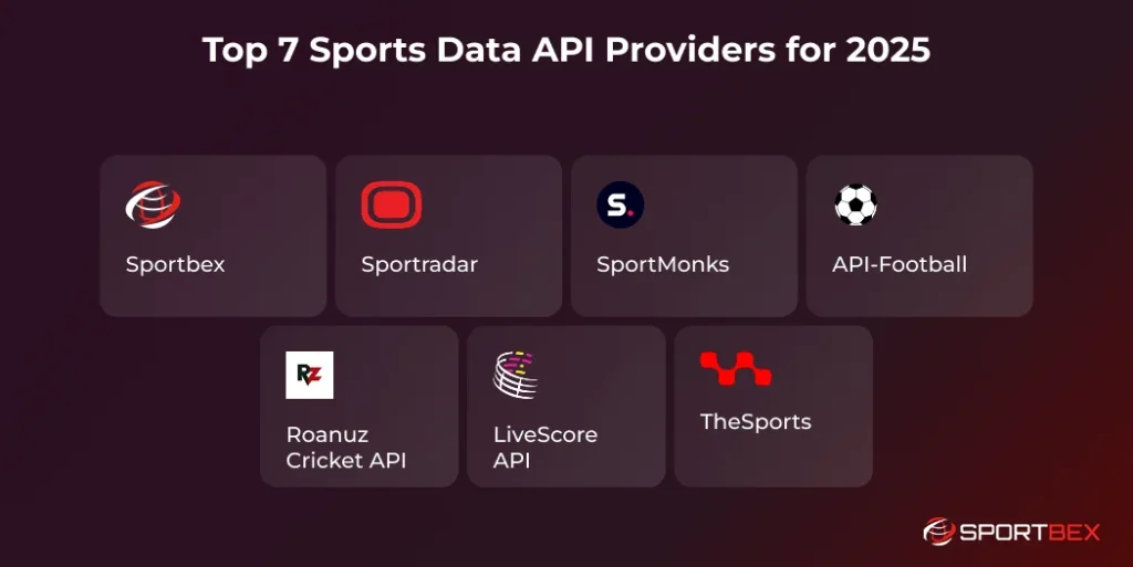 Top 7 Sports Data API Providers for 2025