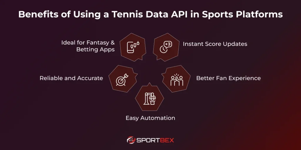 Benefits of Using a Tennis Data API in Sports Platforms
