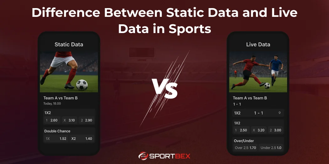 Difference Between Static Data and Live Data in Sports