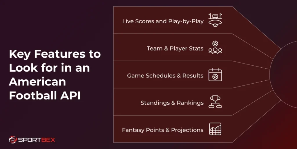 Key Features to Look for in an American Football API