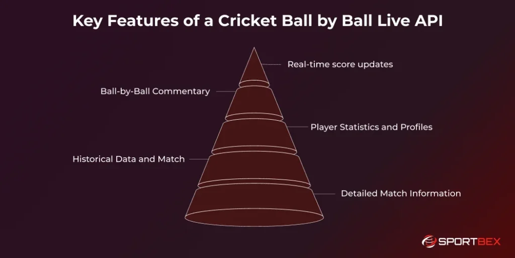 Key Features of a Cricket Ball by Ball Live API