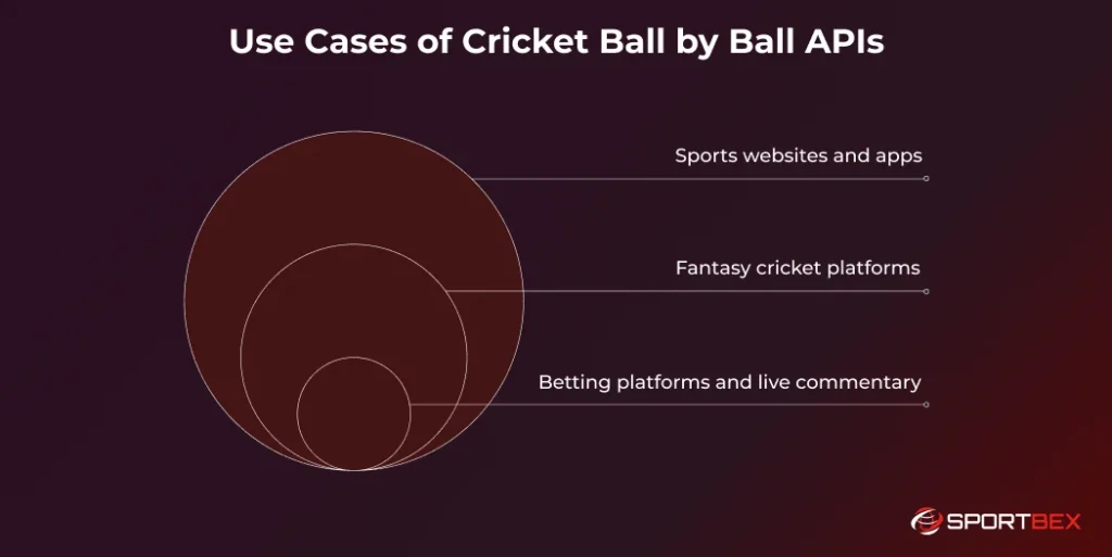 Use Cases of Cricket Ball by Ball APIs
