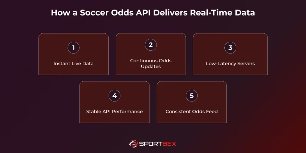 How a Soccer Odds API Delivers Real Time Data