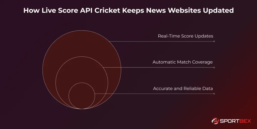 How Live Score API Cricket Keeps News Websites Updated