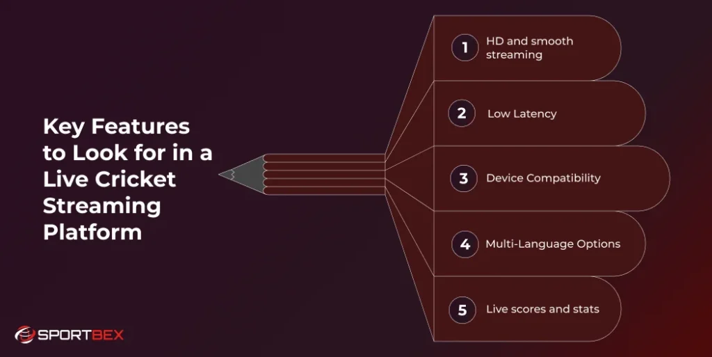 Key Features to Look for in a Live Cricket Streaming Platform