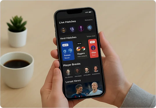 Give users all the info about teams and players, like profiles, schedules, stats, achievements,                         news, and social media, to keep them engaged.