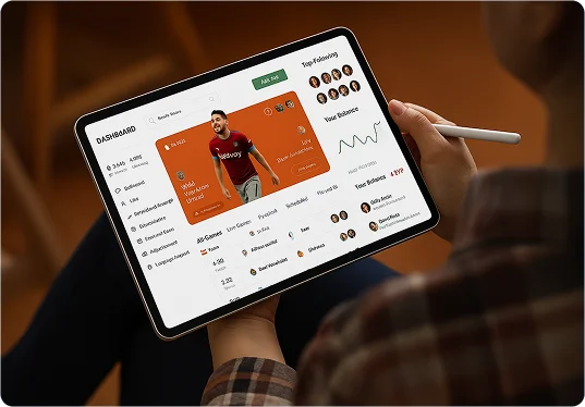 Easily manage your app with a secure backend. Control users, events, teams, content, track                         analytics, ads, backups, and support multiple languages for smooth operations.