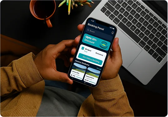 Let users book event tickets easily and quickly. View events and seats, check availability,                         make payments, manage bookings, use QR check-ins and get support all in one place.