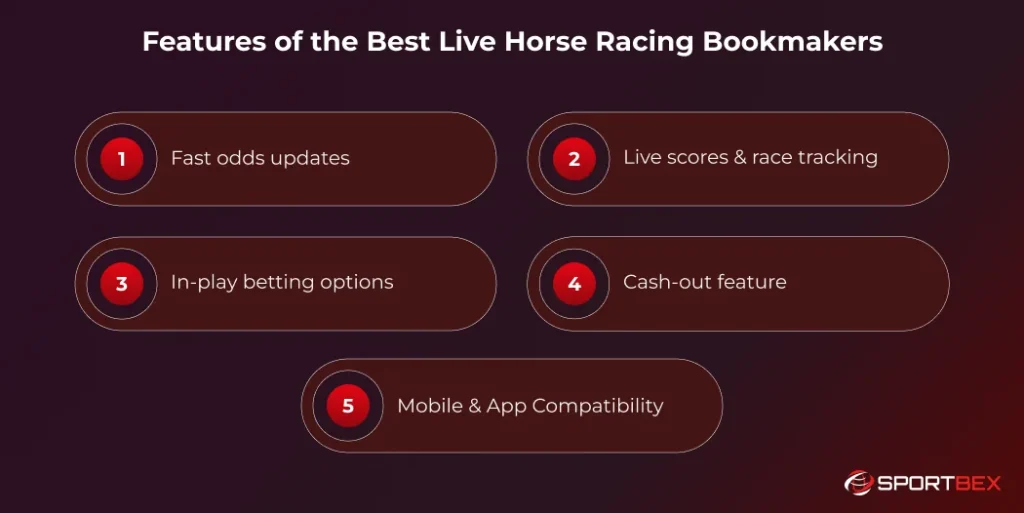 Features of the Best Live Horse Racing Bookmakers