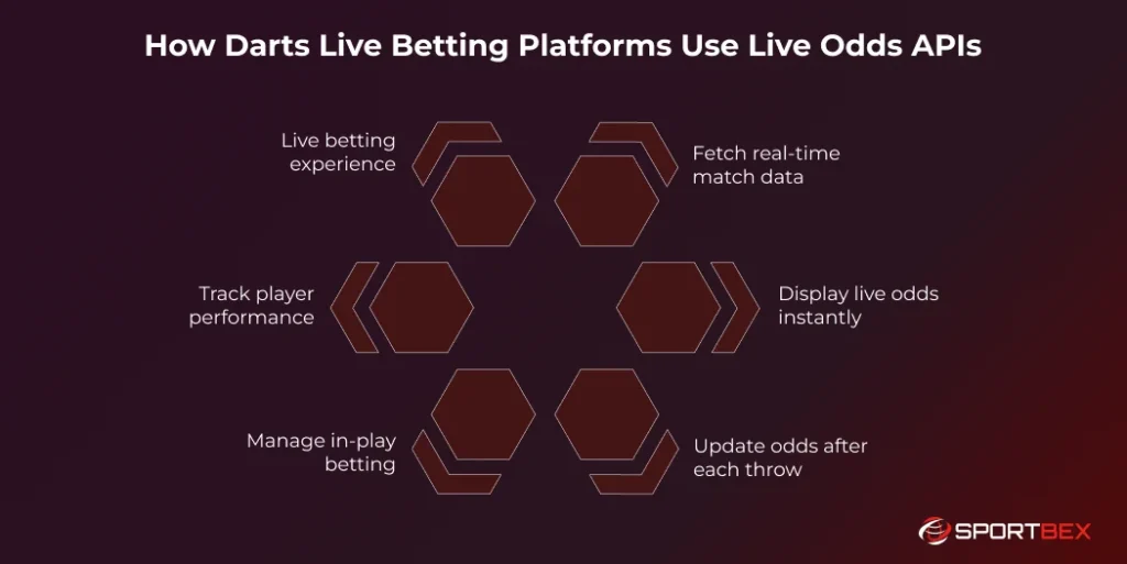 How Darts Live Betting Platforms Use Live Odds APIs