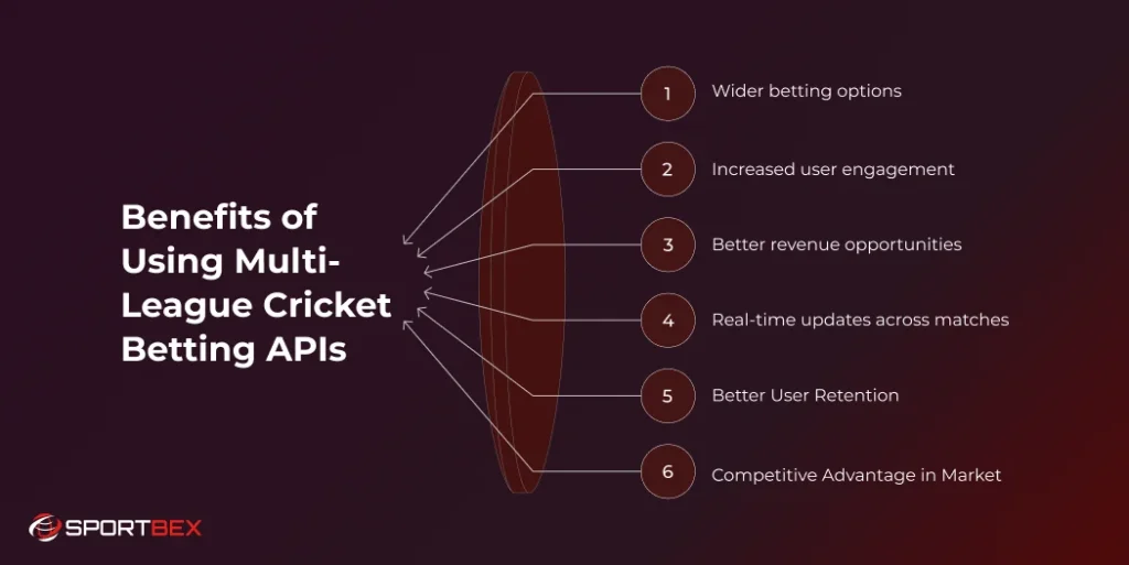 Benefits of Using Multi League Cricket Betting APIs