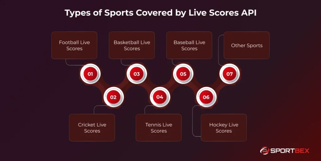 Types of Sports Covered by Live Scores API