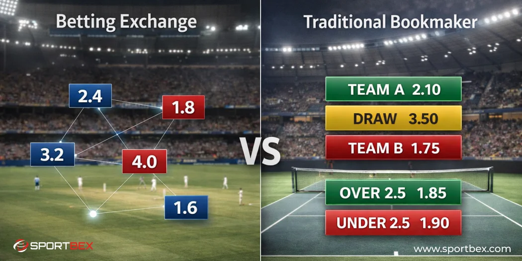 Betfair Exchange vs Traditional Bookmaker Odds