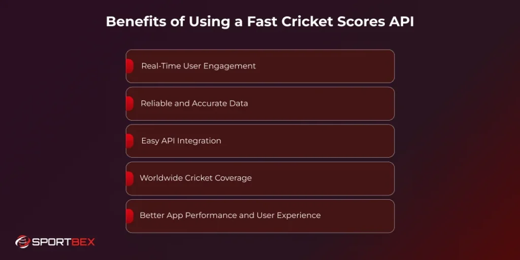 Benefits of Using a Fast Cricket Scores API