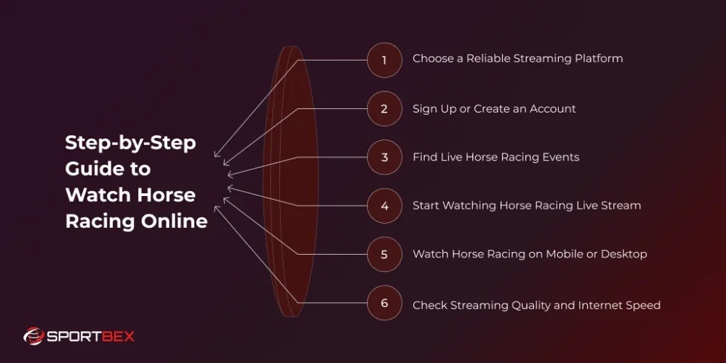 Step by Step Guide to Watch Horse Racing Online